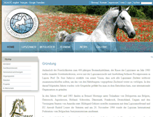 Tablet Screenshot of lipizzan-online.com